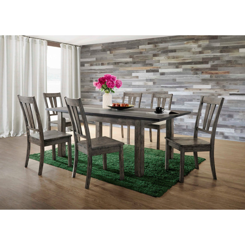 Mistana Katarina 7 Piece Extendable Solid Wood Dining Set & Reviews